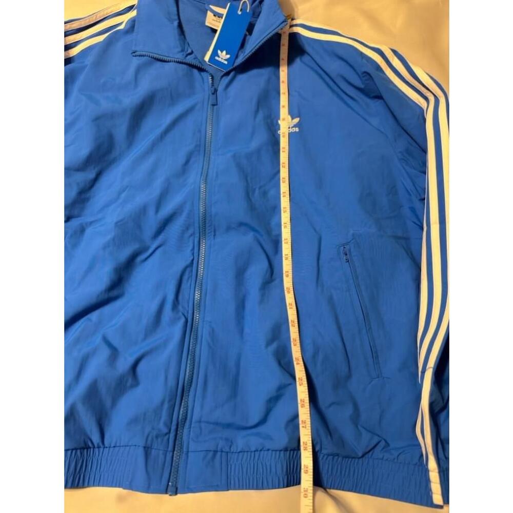 Adidas Adicolor Bluebird Blue Woven Firebird TT Track Jacket 2XL New - Picture 5 of 8